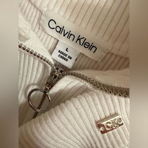 DKNY Women's White Cardigan